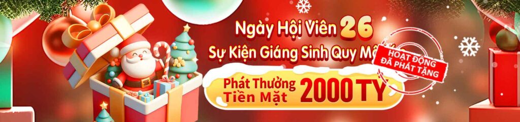 Ngày Hôi Viên 26 Sự Kiện Giáng Sinh hubet.cyou
